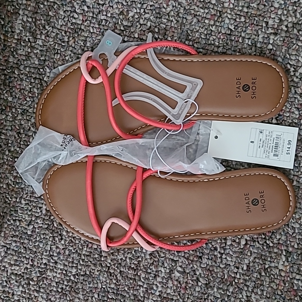 NWT Women's Shade and Shore Slip-on Sandals/Slides Sz 8
